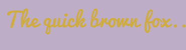 Image with Font Color CEAC41 and Background Color BEADC6